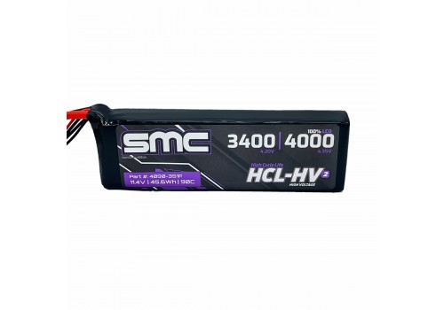 SMC 3S 4000mAh 90C HCL HV2 11.4V XT60
