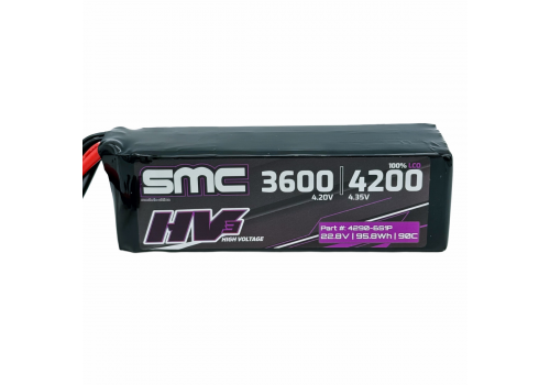 SMC 6S 4200mAh 22.2V 90C Flight HV3 EC5 SMC 6S 4200mAh 22.2V 90C Flight HV3 EC5