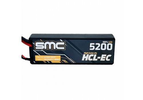 SMC 2S 5200mAh 7.4V 100C H.C. HCL Dean-T SMC 2S 5200mAh 7.4V 100C H.C. HCL Dean-T