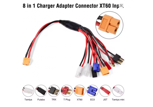 Adaptador Multiple XT60 - 8 A 1