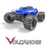 Redcat Volcano-16 1/16 Scale Brushed Monster Truck Azul