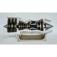Turbofan de bajo bypass impreso en 3D Turbofan de bajo bypass impreso en 3D