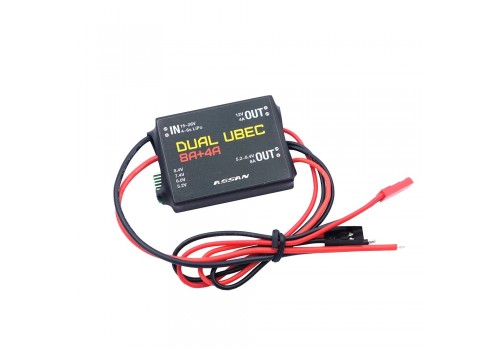 Regulador ASSAN DUAL UBEC 5-8.4V 8A + 12V 4A