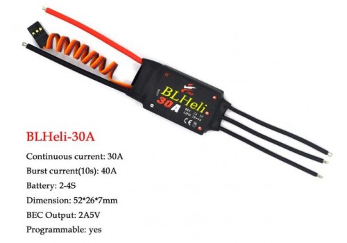 BLHeli 30A 2-4S ESC BEC 2A/5V