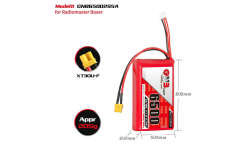 GNB 2S 7.4V 6500mAh XT30 for Radio BOXER