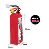 GNB 2S 3000mAh Jumper T16/T18 RadioMaster TX16S