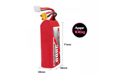 GNB 2S 3000mAh Jumper T16/T18 RadioMaster TX16S