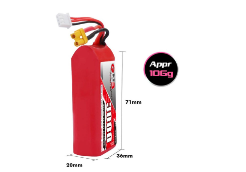 GNB 2S 3000mAh Jumper T16/T18 RadioMaster TX16S